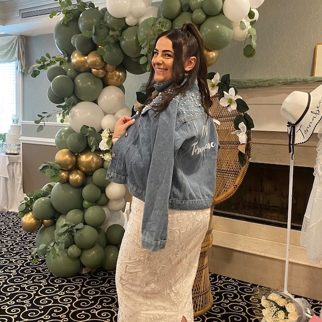 Personalized Wedding Denim Jacket | JNSCloth08