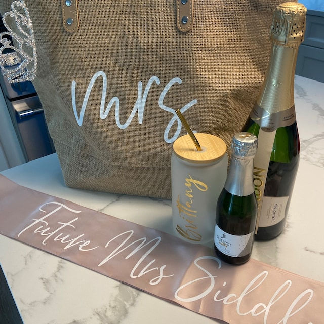 Personalized Wedding Bride/Bridesmaid Sash for Unique & Love | JNSCloth03