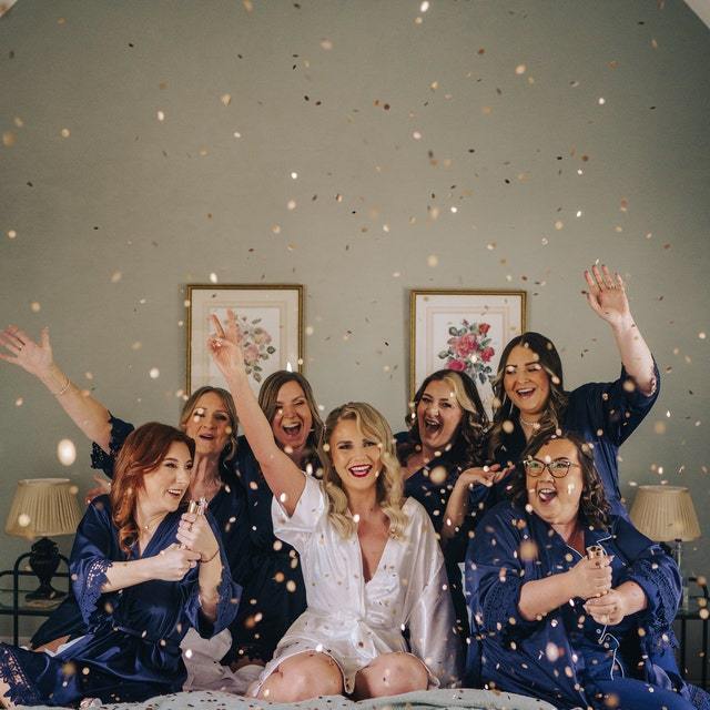 Personalized Wedding Bride/Bridesmaid Robes for Unique & Love | JNSCloth04