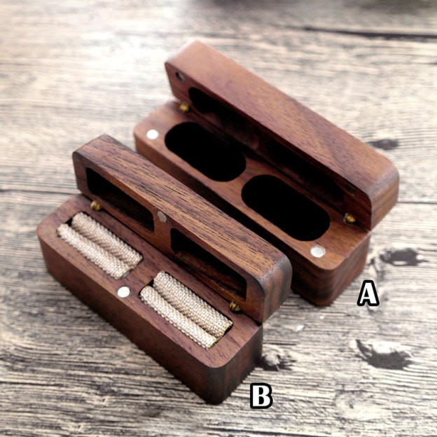 Personalized Wooden Wedding Ring Box for Unique & Love | JNSDec06