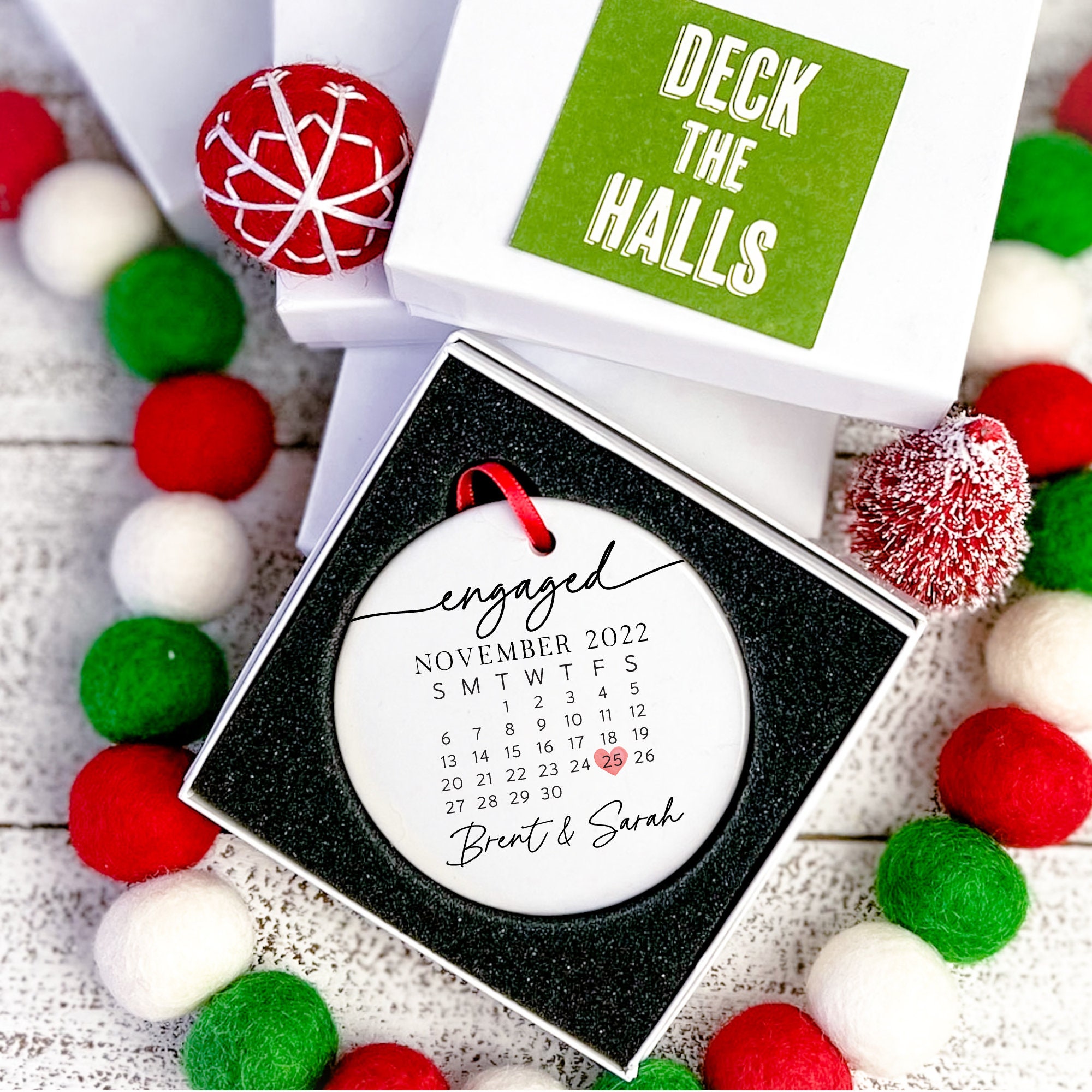 Personalized Engagement Day Keepsake for Unique & Love | JNSDec14