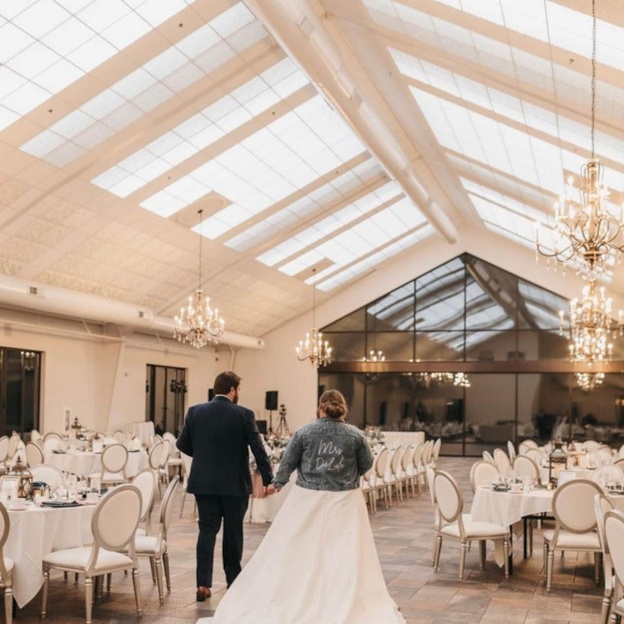 Personalized Wedding Denim Jacket | JNSCloth08