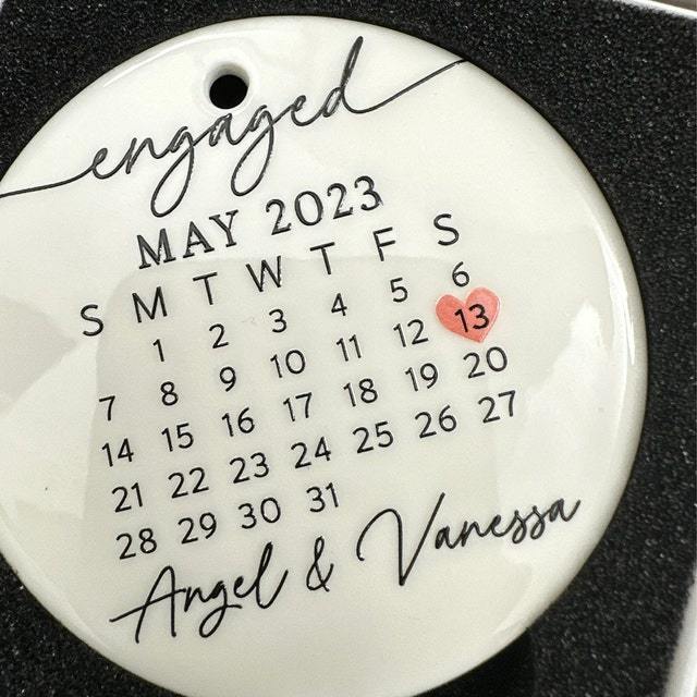 Personalized Engagement Day Keepsake for Unique & Love | JNSDec14