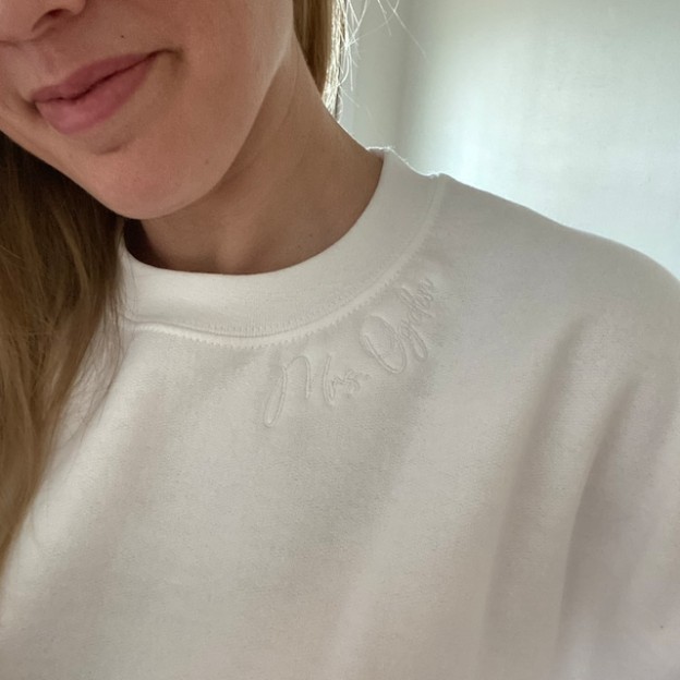 Personalized Mrs. Embroidered Sweatshirt for Unique & Love | JNSCloth07