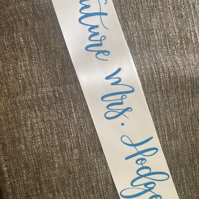 Personalized Wedding Bride/Bridesmaid Sash for Unique & Love | JNSCloth03
