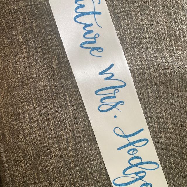 Personalized Wedding Bride/Bridesmaid Sash for Unique & Love | JNSCloth03