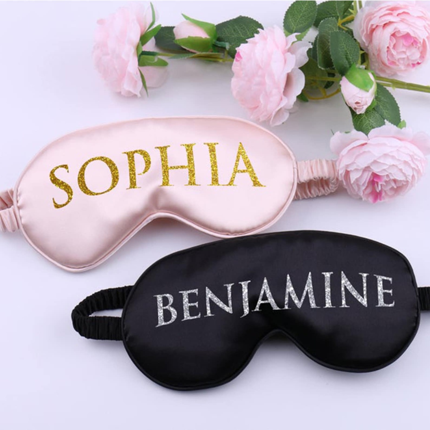 Personalized Wedding Bride/Bridesmaid Eye Masks for Unique & Love | JNSCloth02