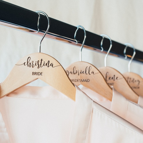 Personalized Wedding Hangers for Unique & Love | JNS001