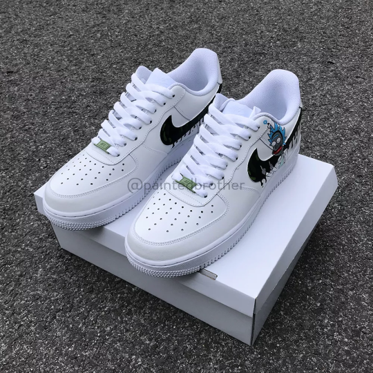 Custom Hand Painted Rick and Morty Nike Air Force 1