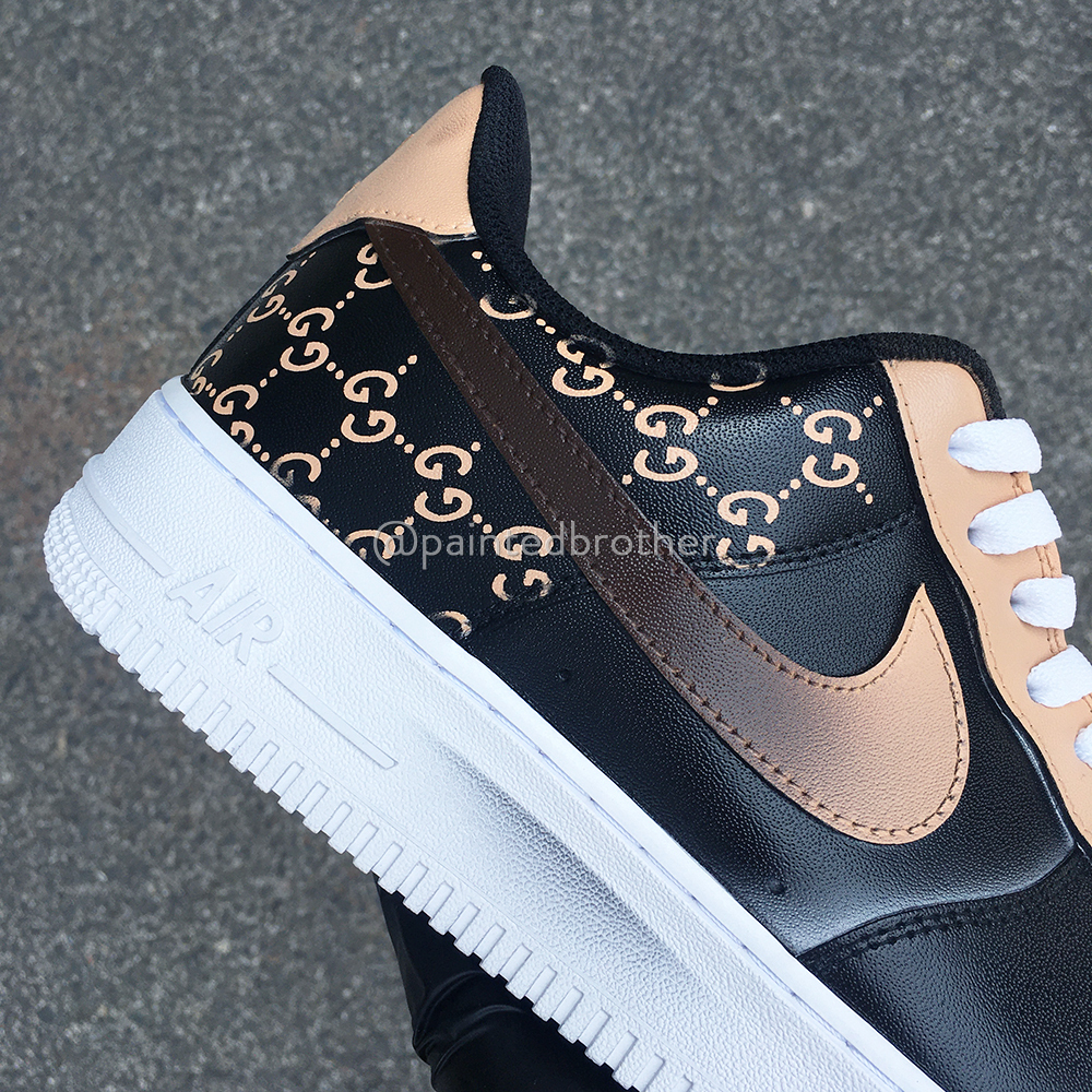 gucci air force 1 black