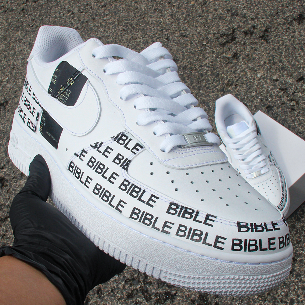 Holy Bible Custom Hand Painted Nike Air Force 1 