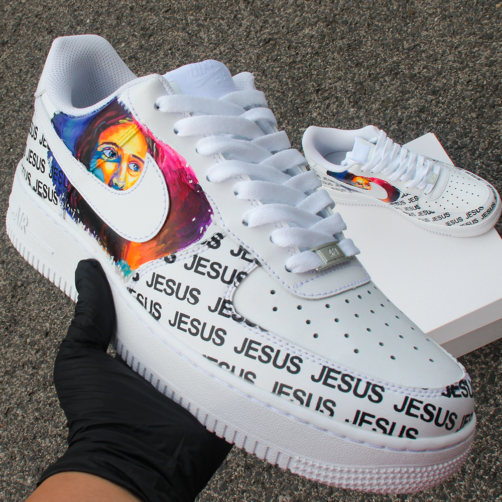 Jesus Custom Hand Painted Nike Air Force 1 