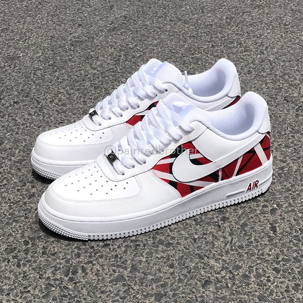 EVH Custom Hand Painted Shoes Nike Air Force 1