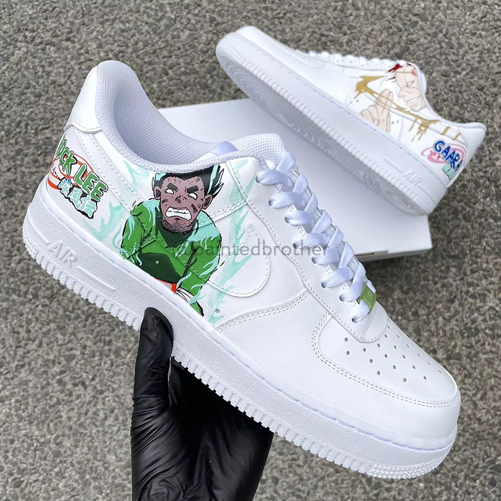 Custom Hand Painted Naruto Theme Nike Air Force 1