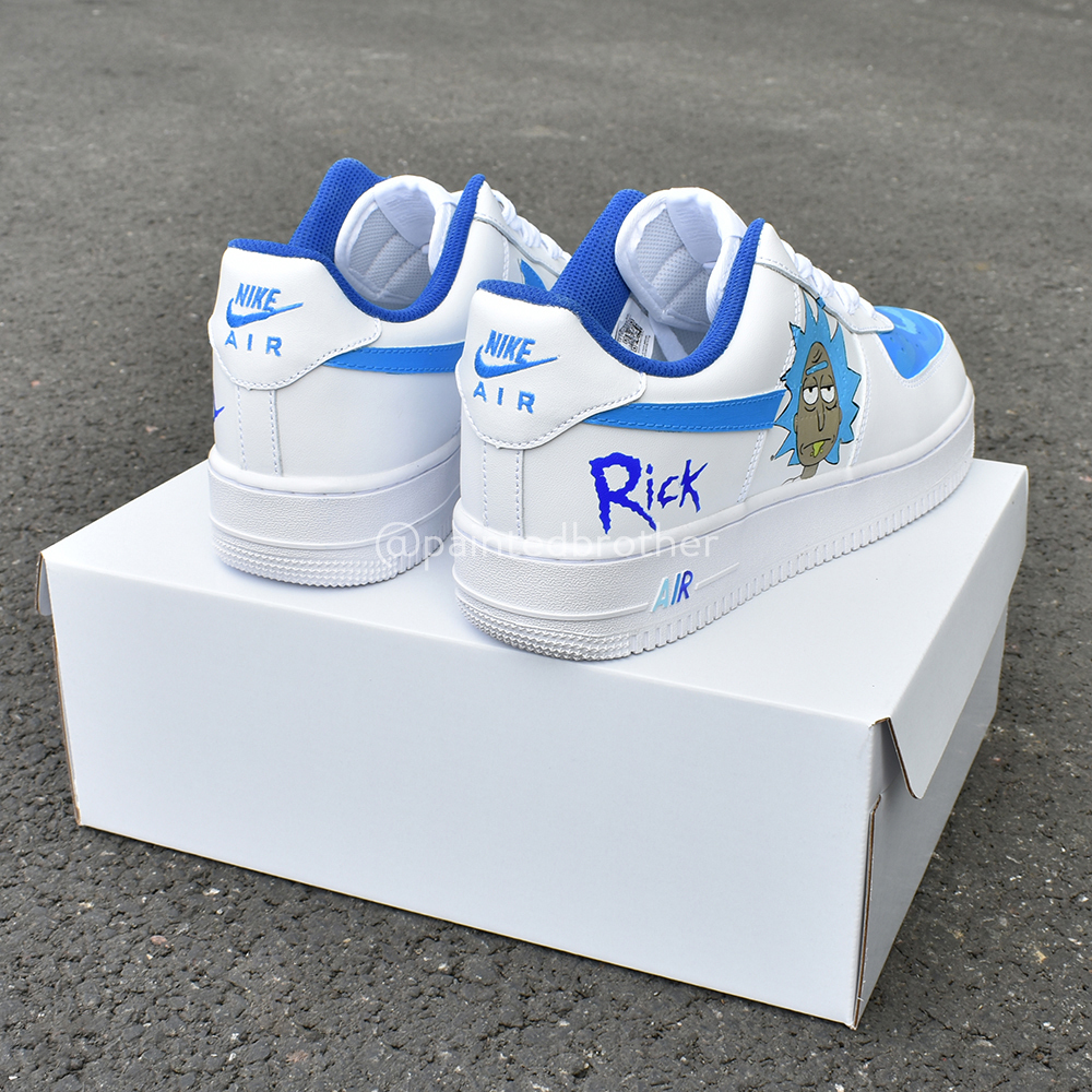 nike air force rick and morty