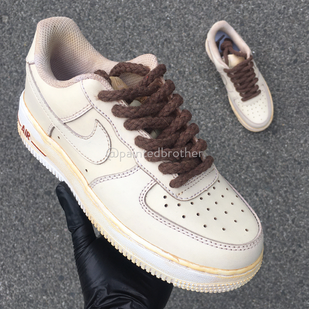 Old Vintage Custom Hand Painted Shoes Nike Air Force 1