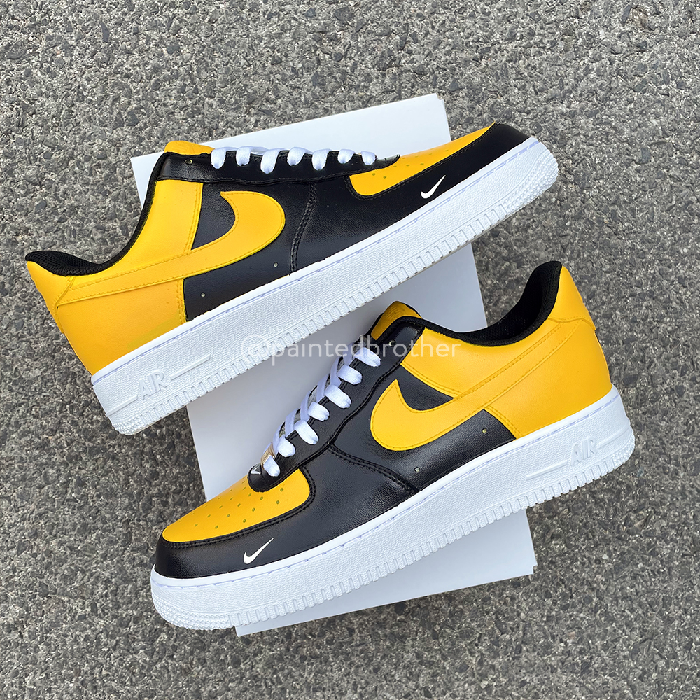 custom yellow af1
