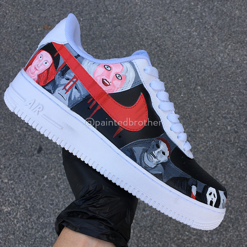 Custom EROSION Horror Air Force 1 Shoes 