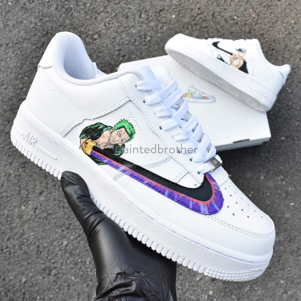 Custom Hand Painted One Piece Nike Air Force 1-paintedbrother