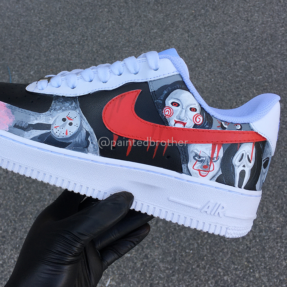 Custom EROSION Horror Air Force 1 Shoes 