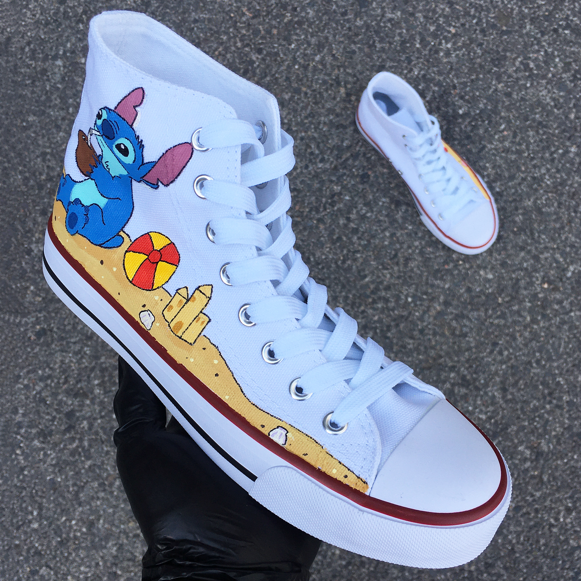 Lilo & Stitch Custom Hand Painted Canvas Shoes 