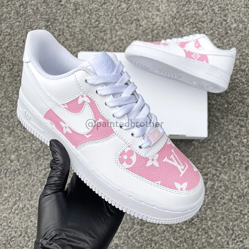 pink custom lv