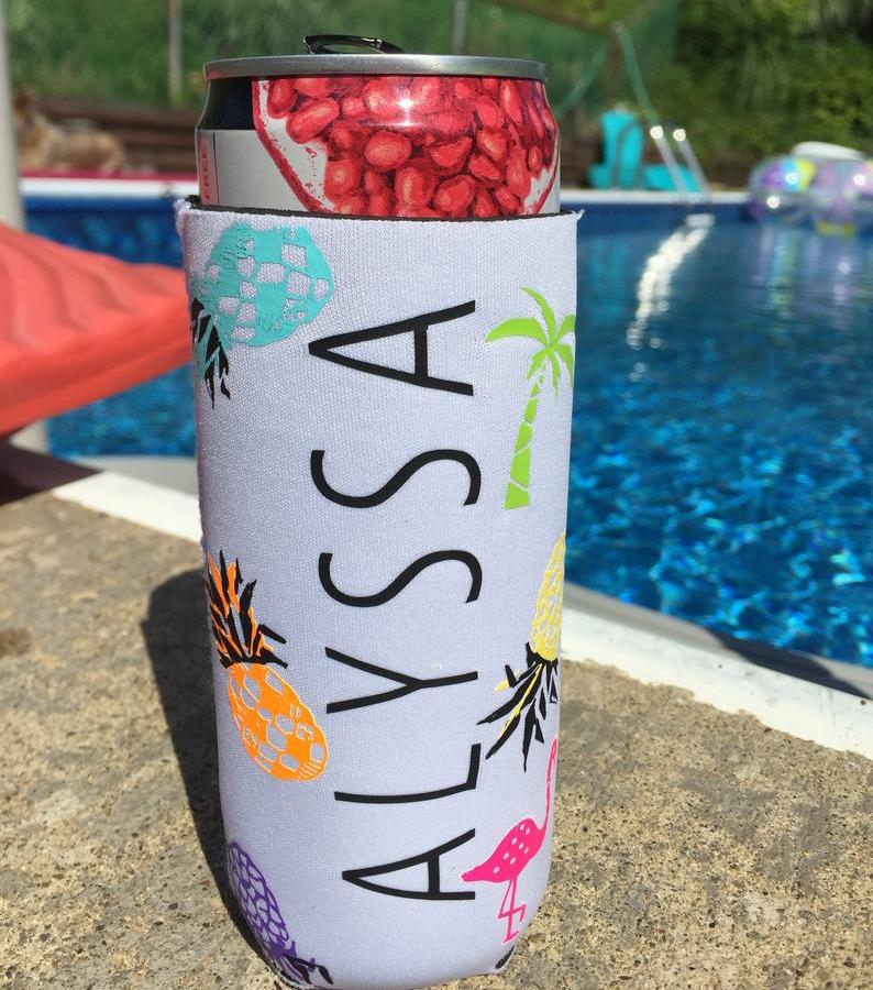 Personalized 16 oz Can Cooler Sleeves Neoprene Blank Beer Coolers 500ml Tall Energy Drink Coolies