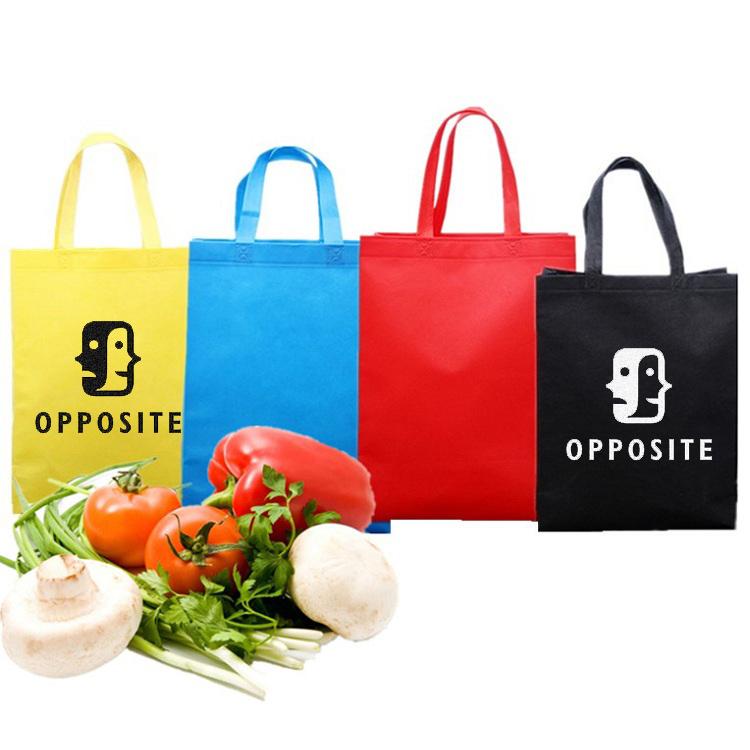 Custom Tote Bags Recyclable Grocery Non-woven Shopping Bags