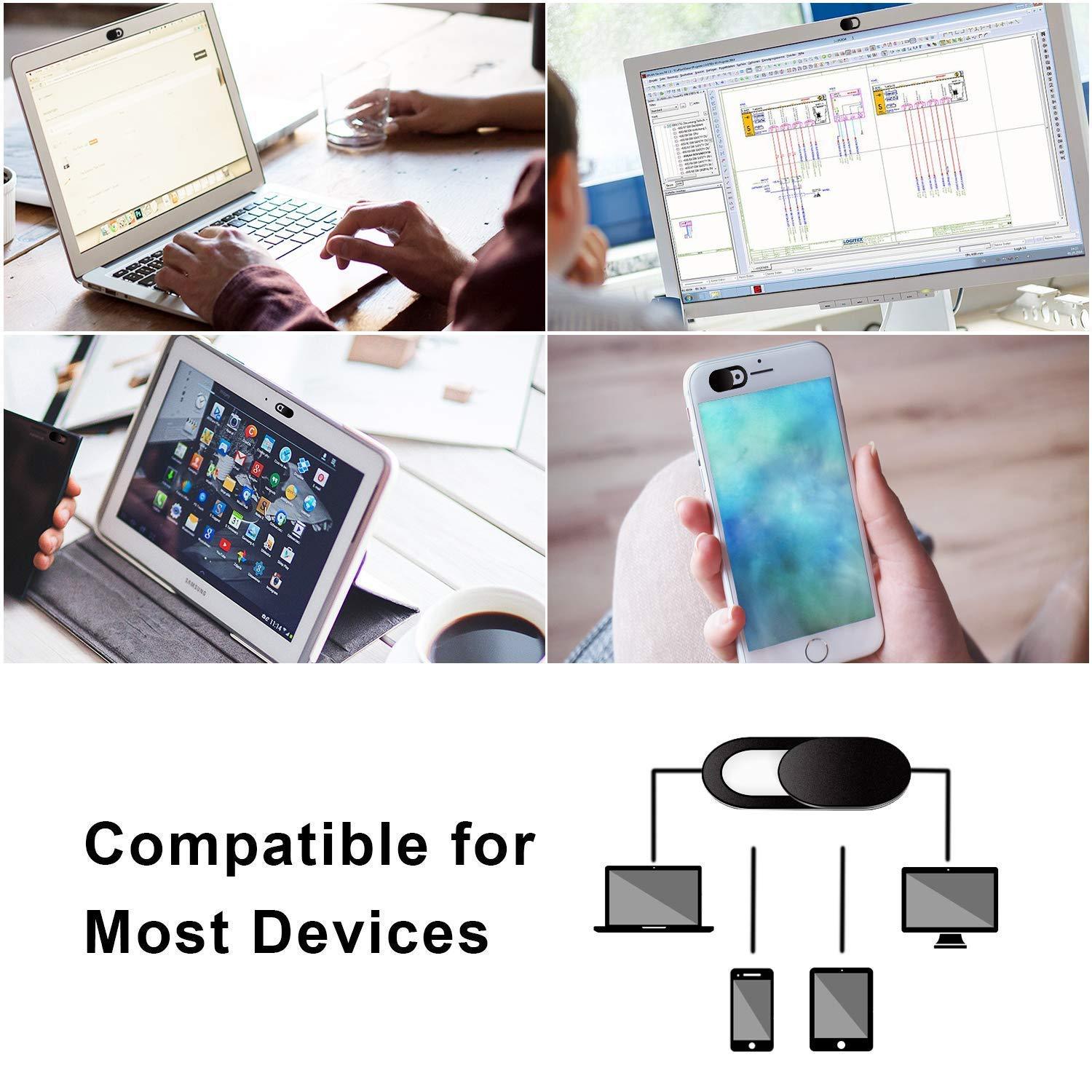 Custom Printed Webcam Cover Slide for Laptop Ultra Thin Camera Privacy Cover for Phone, Mac