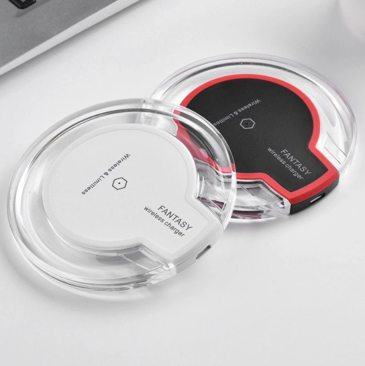 Customized Wireless Charger Qi Charger with LED light Universal Wireless Charging Pad