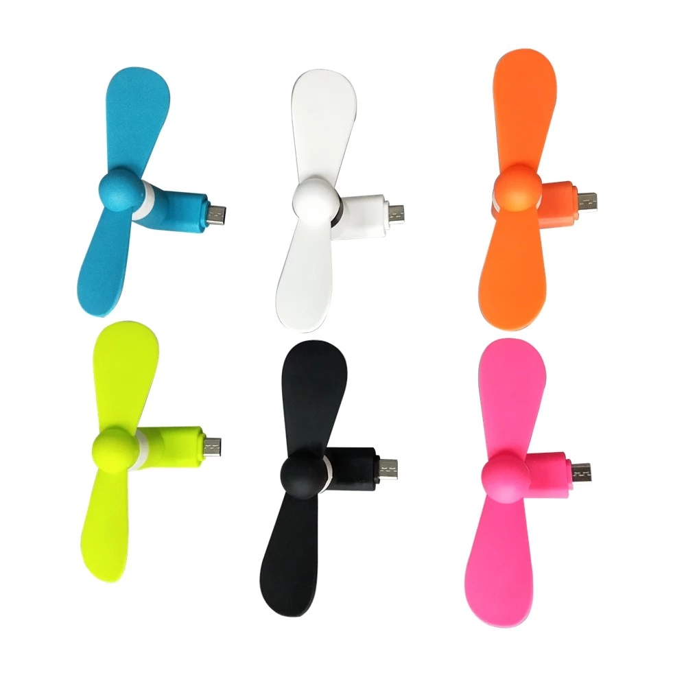 Logo Micro USB Mini Fan for Android phones