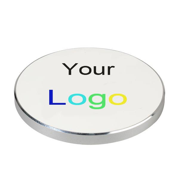 Custom design Wireless Charger Metal Wireless Charging Pad Qi Charger for Samsung iPhone