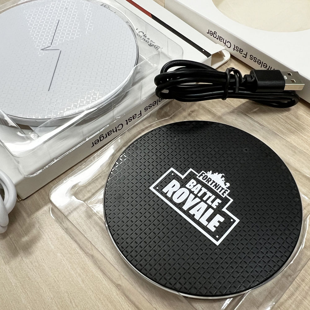 Custom Qi Wireless Charger Wireless Charging Pad Metal Wireless Charger