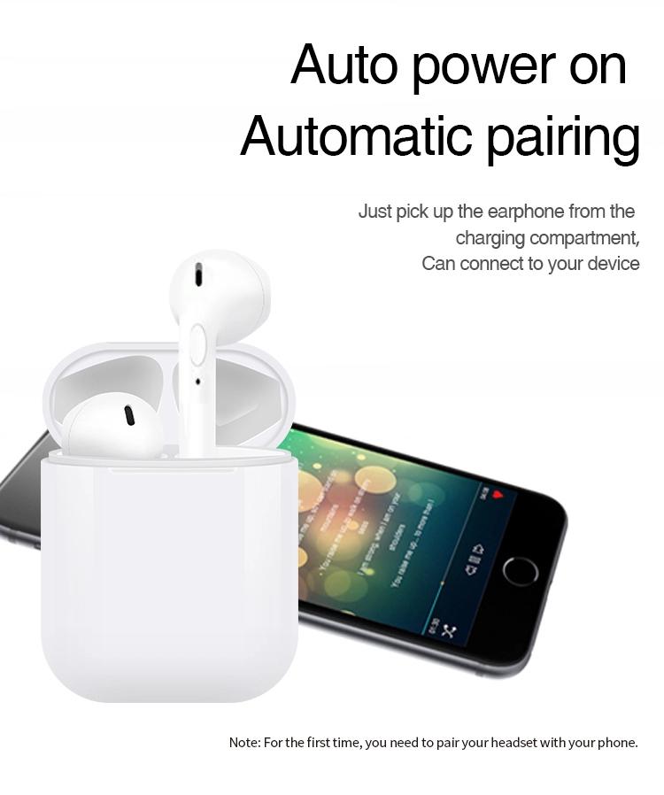 Custom Logo Wireless Earbuds Bluetooth Earbuds, Wireless headphone with charging case