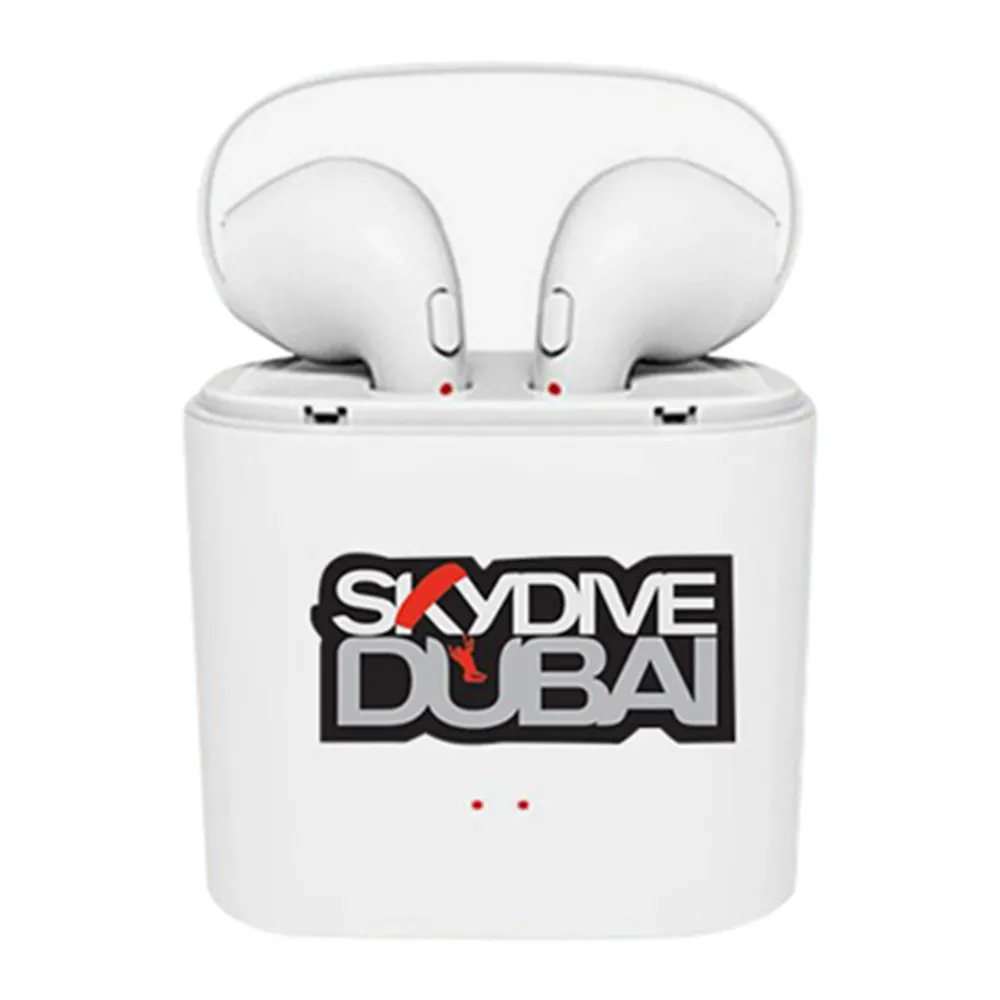 Custom Logo Wireless Earbuds BT4.1 Wireless Earpods with Charging case for Huawei iPhone