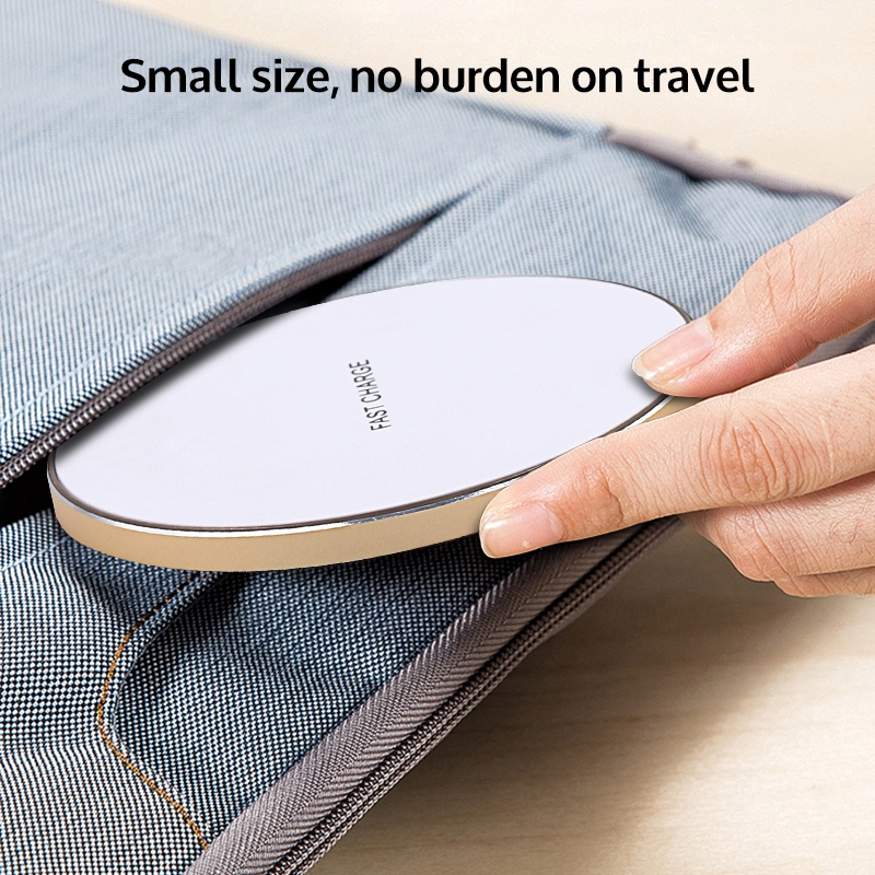 Custom design Wireless Charger Metal Wireless Charging Pad Qi Charger for Samsung iPhone