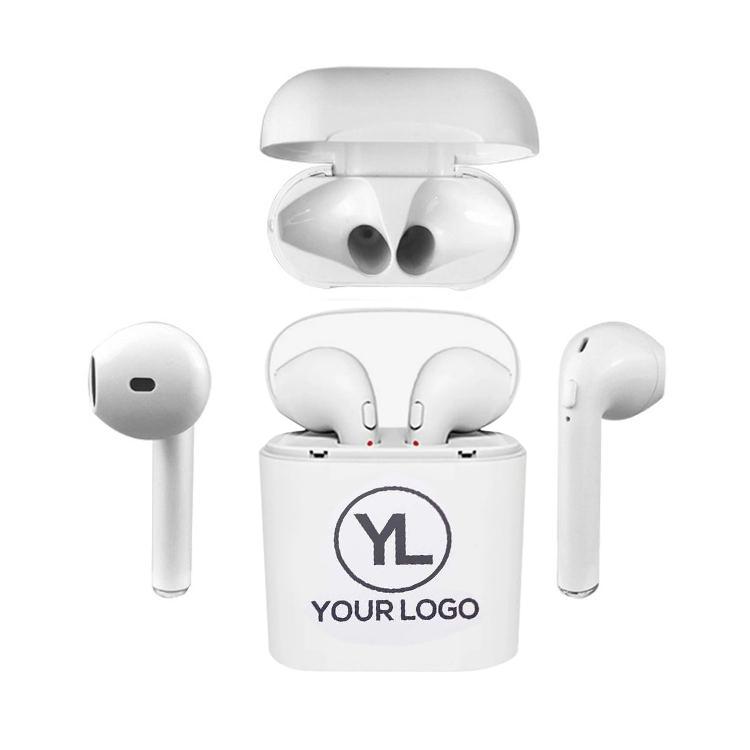 Custom Logo Wireless Earbuds BT4.1 Wireless Earpods with Charging case for Huawei iPhone