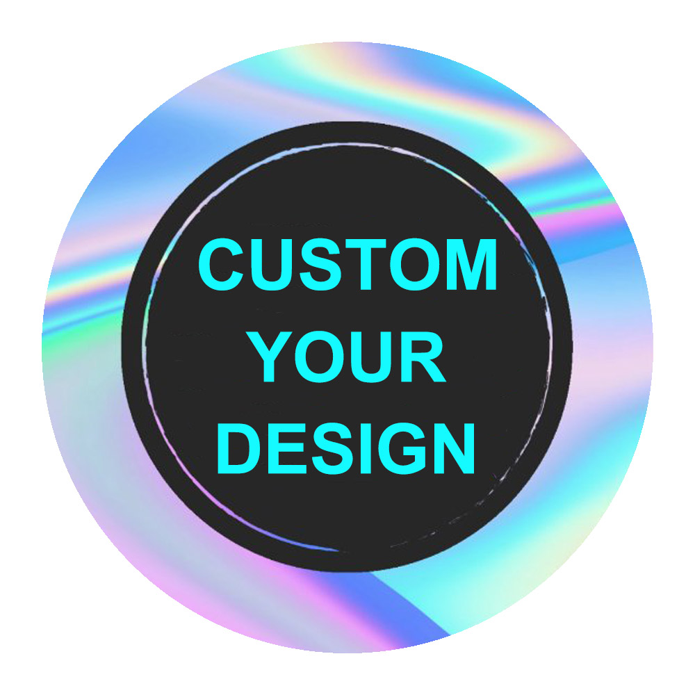 Custom holographic label material holographic paper vinyl sticker