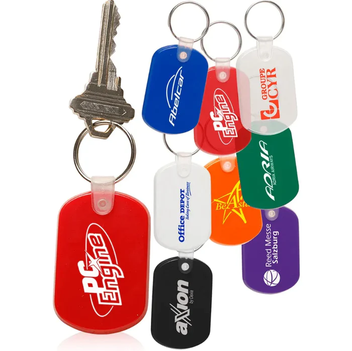 Custom Rubber Key Tags, Personalised Silicone Key Tag