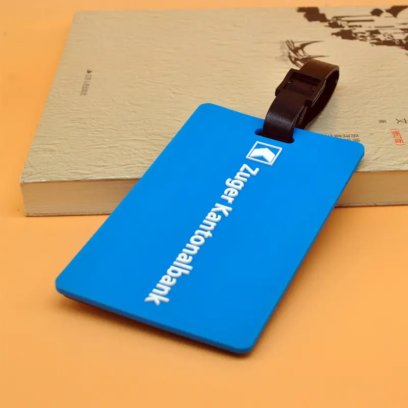 Custom Silicone Luggage Tag Rubber Tag For Your Luggage