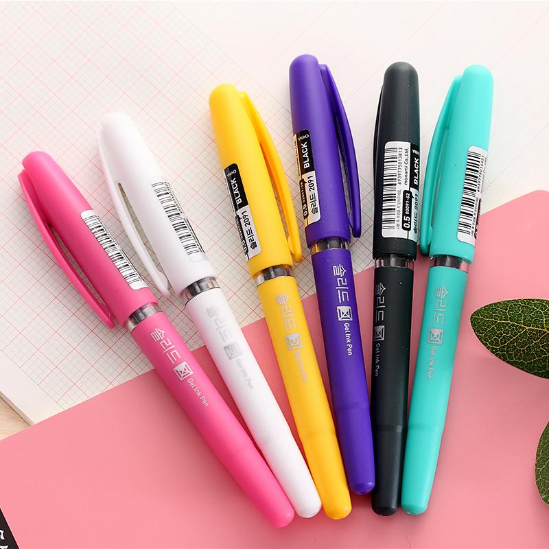 Custom Gel Pens Stylish Colors Branded Rollerball Pen Plastic Pen  With Logo