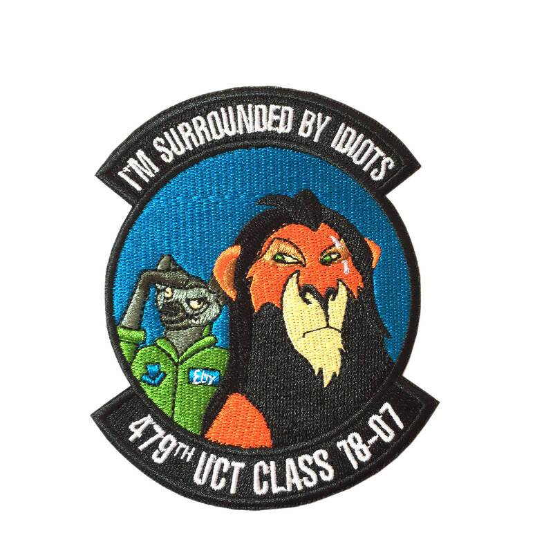 Custom Embroidered Patches 75% Embroidery