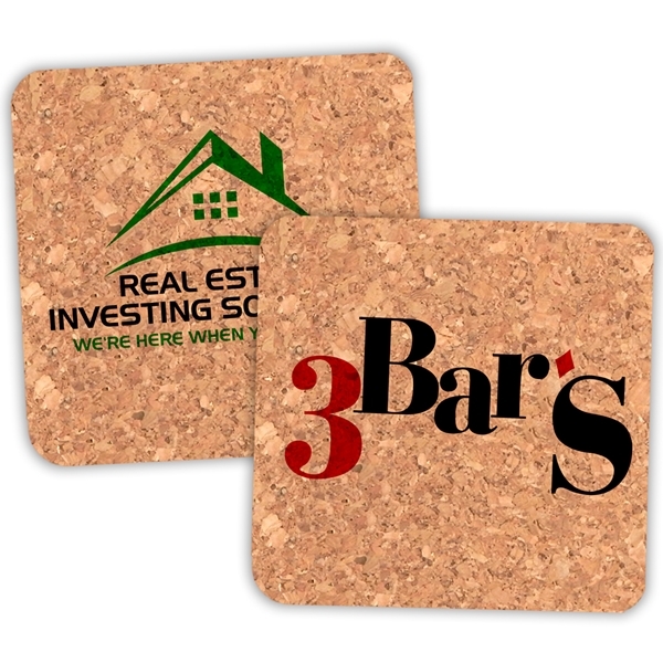 Wholesale Custom Cork Coasters Square