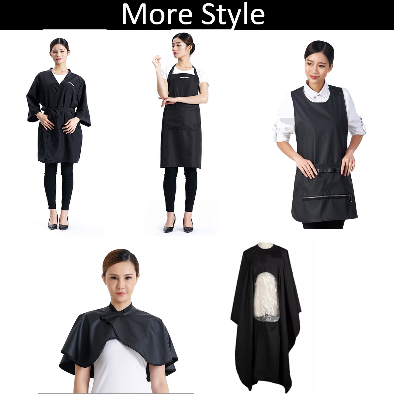 Custom Salon Cape Hair Cutting Capes Barber Polyester Aprons and Capes Spa Robes Waterproof