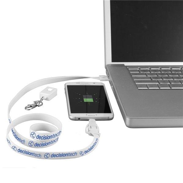 Branded Lanyard Charger 3 in 1 Lanyard Charging Cable for Type C for Android for iPhone