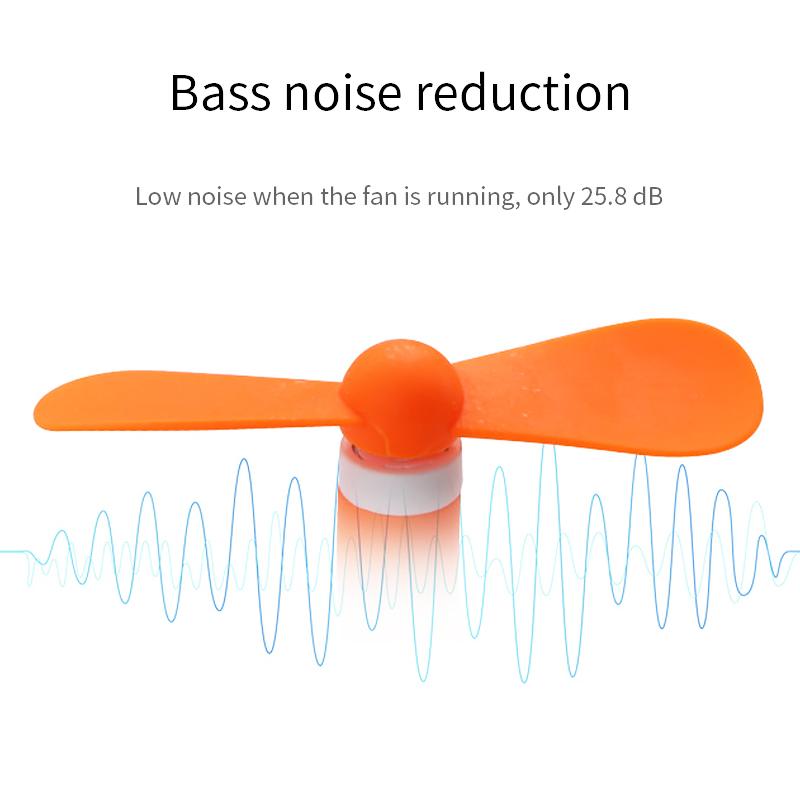 Logo Printed Type-C Mini Fan for Android / Samsung