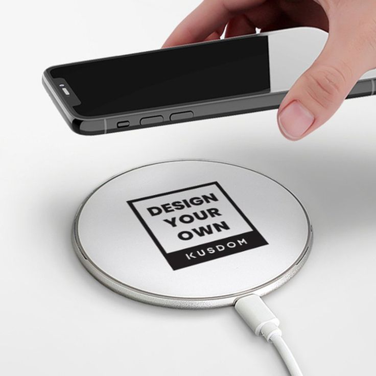 Custom Wireless Charger Logo Printed Wireless Qi Charging Pad