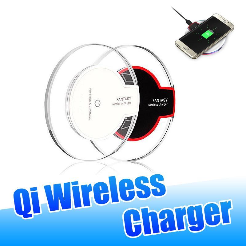 Customized Wireless Charger Qi Charger with LED light Universal Wireless Charging Pad