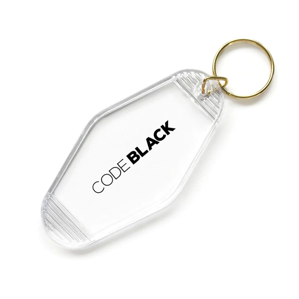 New Coming Custom Transparent Plastic Keychain Hotel Key Tags
