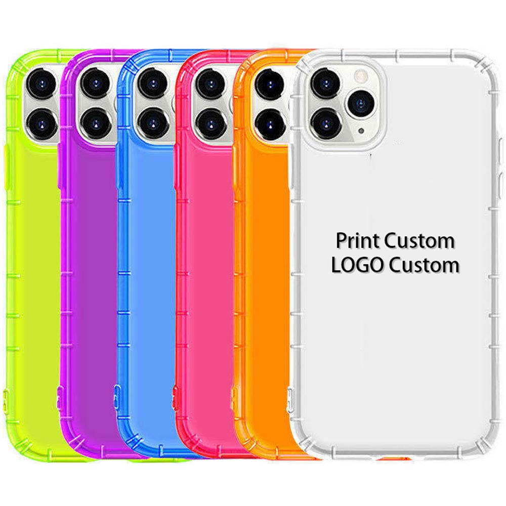 Custom Transparent Clear TPU Phone Case UV Printed